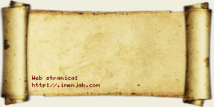 Jana Tešić vizit kartica